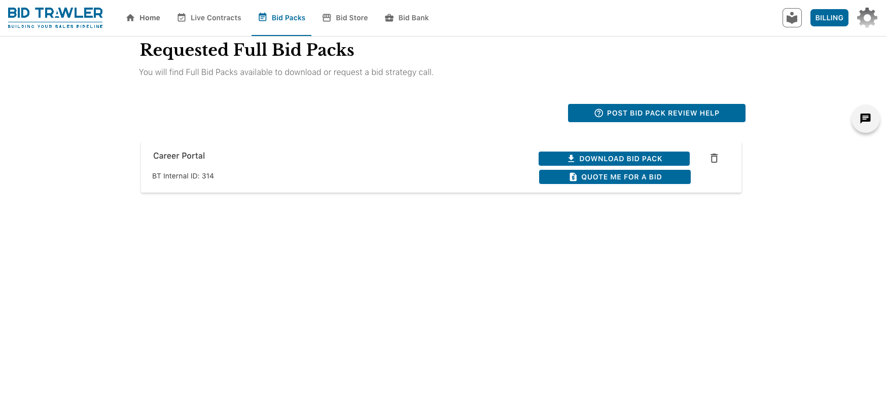 Bid Pack Review